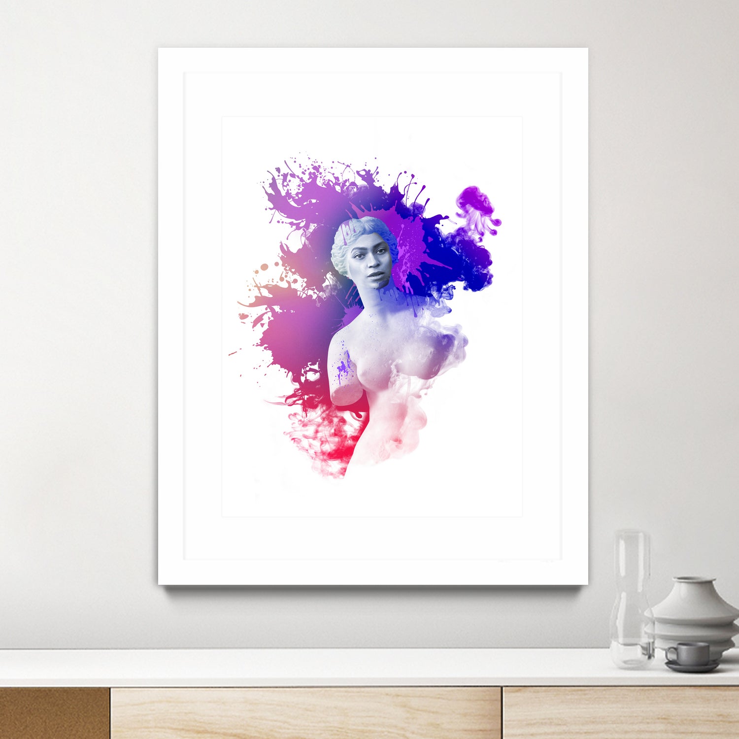 Beyoncé Venus by Pepe Psyche on GIANT ART - fuchsia digital painting