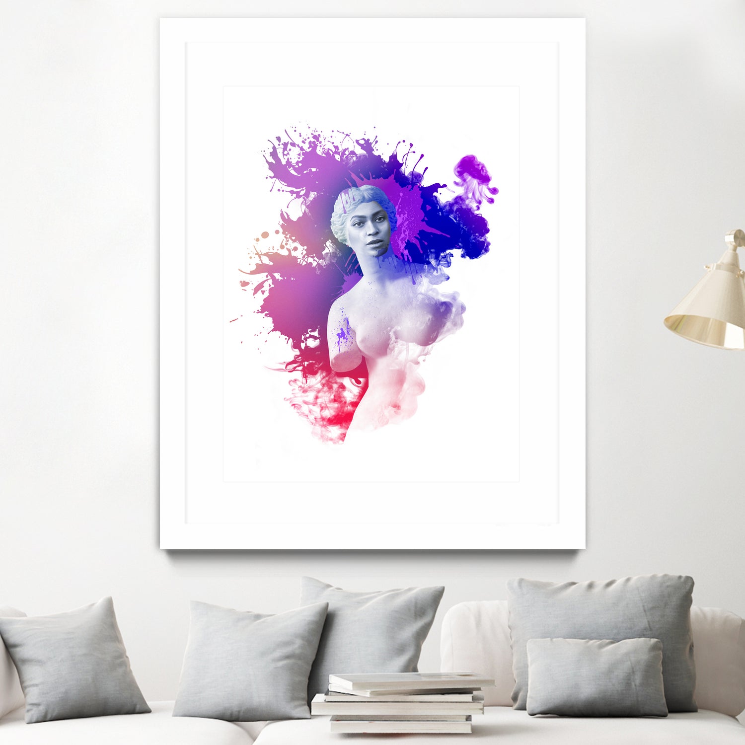 Beyoncé Venus by Pepe Psyche on GIANT ART - fuchsia digital painting