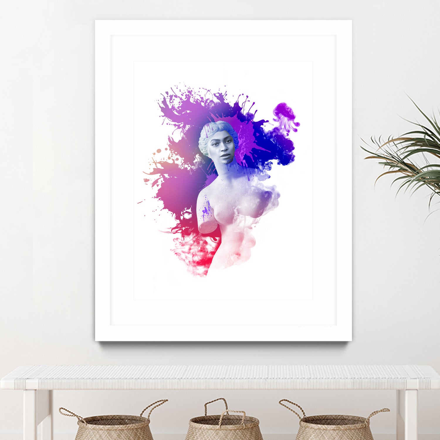 Beyoncé Venus by Pepe Psyche on GIANT ART - fuchsia digital painting