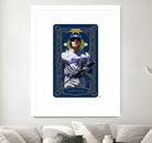 Dodgers Tarot: Justice by Claudia Labarca on GIANT ART - blue digital painting