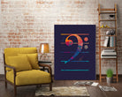 Bass Clef Color by Leandro Jorge on GIANT ART - blue vector illustration