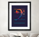 Bass Clef Color by Leandro Jorge on GIANT ART - blue vector illustration