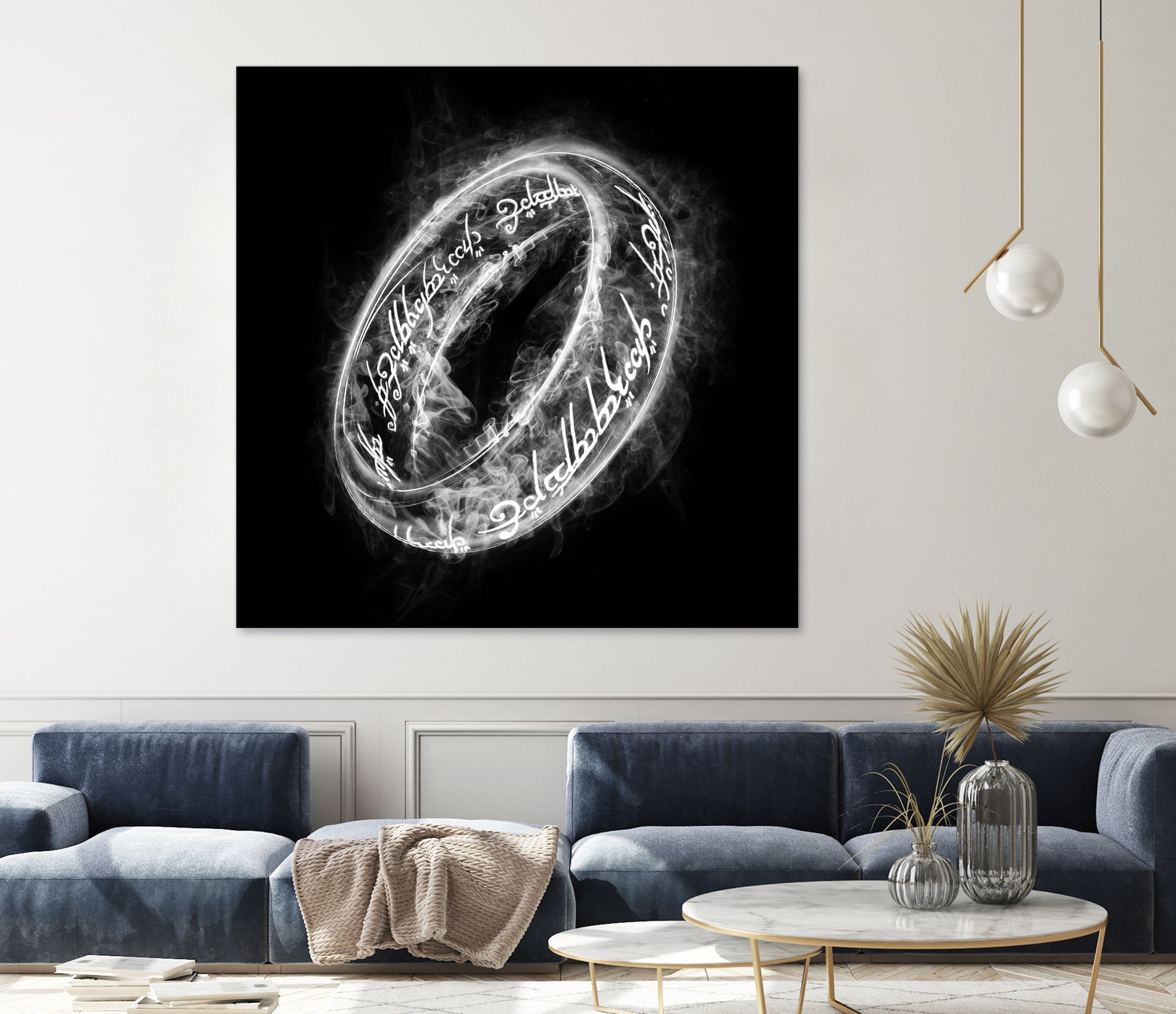 Smoky Ring by bruno clasca on GIANT ART - black digital drawing