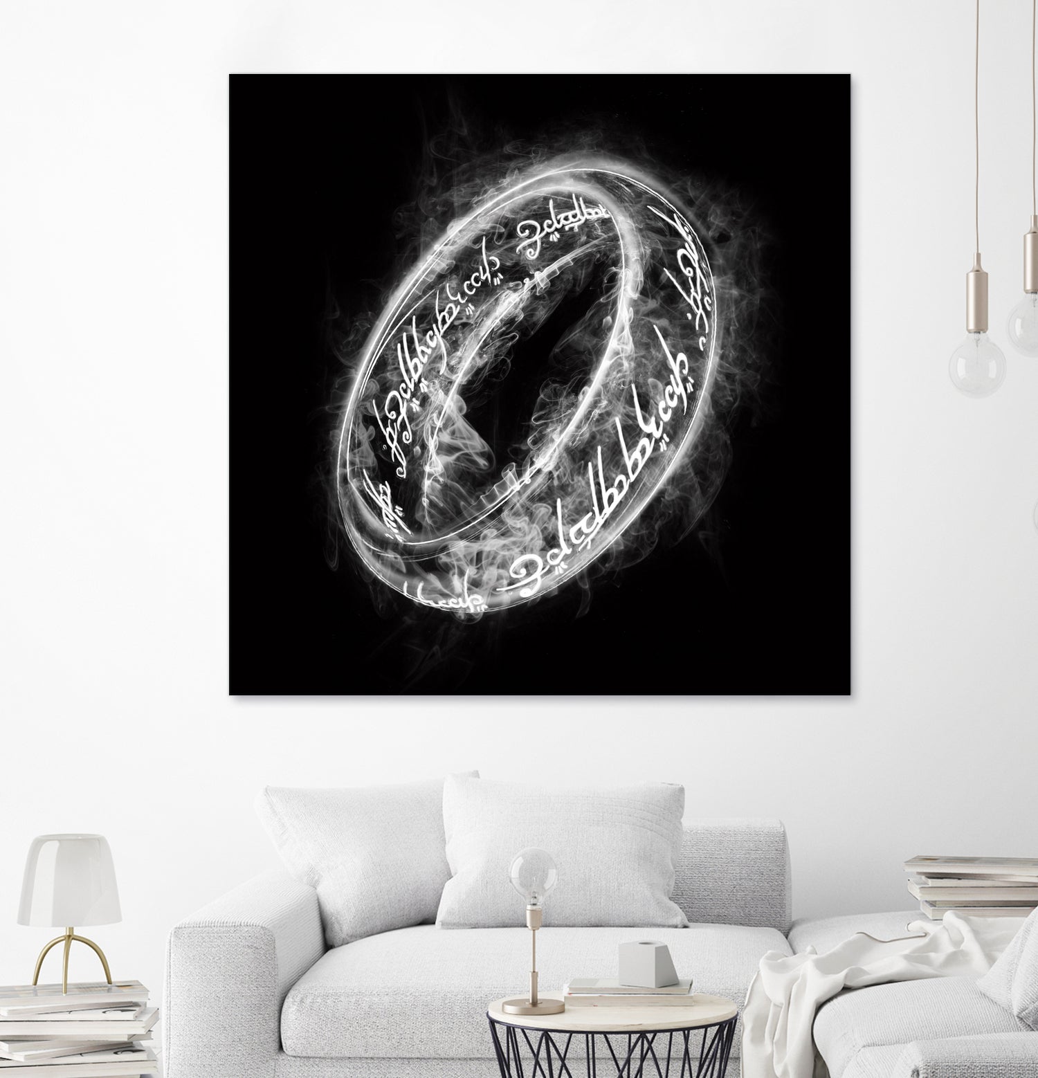 Smoky Ring by bruno clasca on GIANT ART - black digital drawing