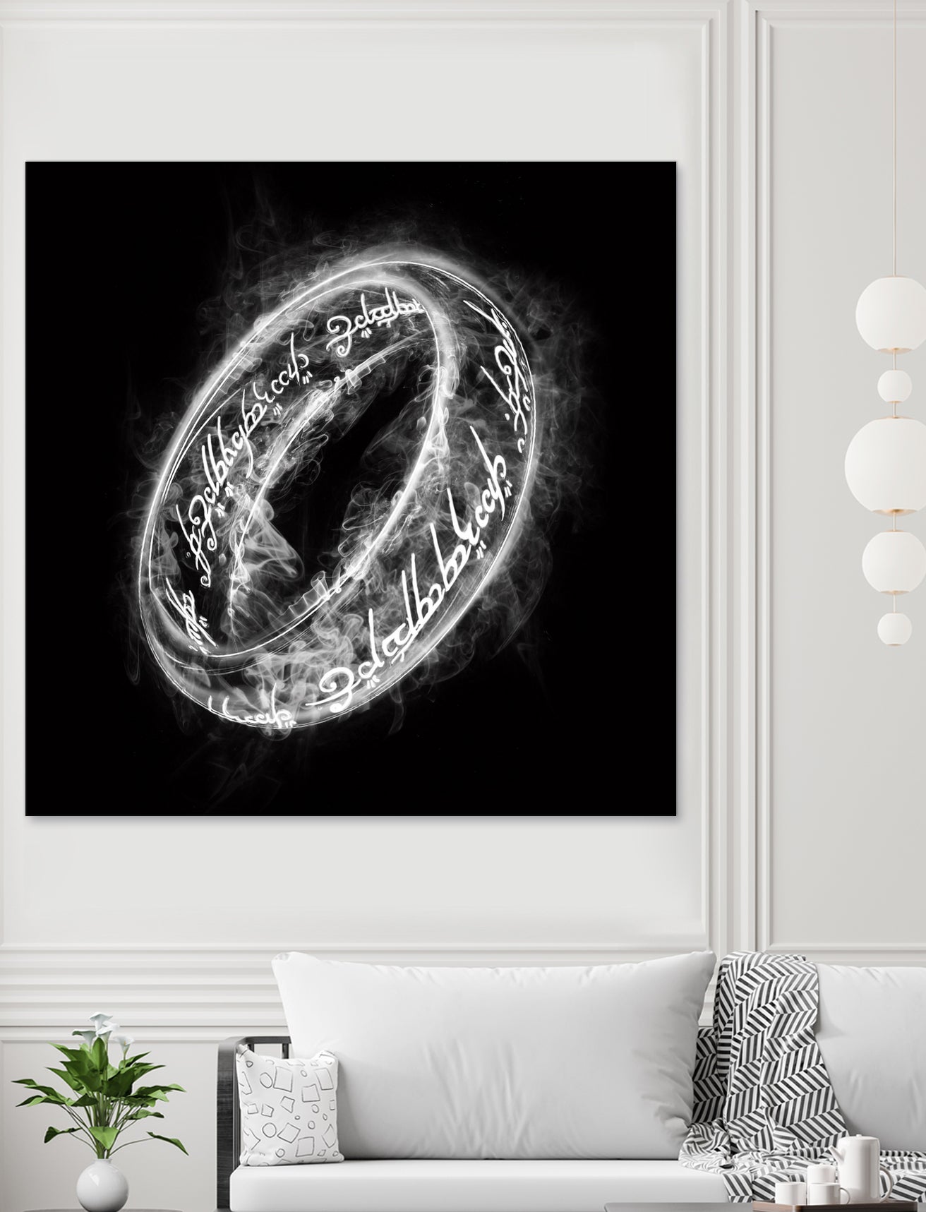 Smoky Ring by bruno clasca on GIANT ART - black digital drawing