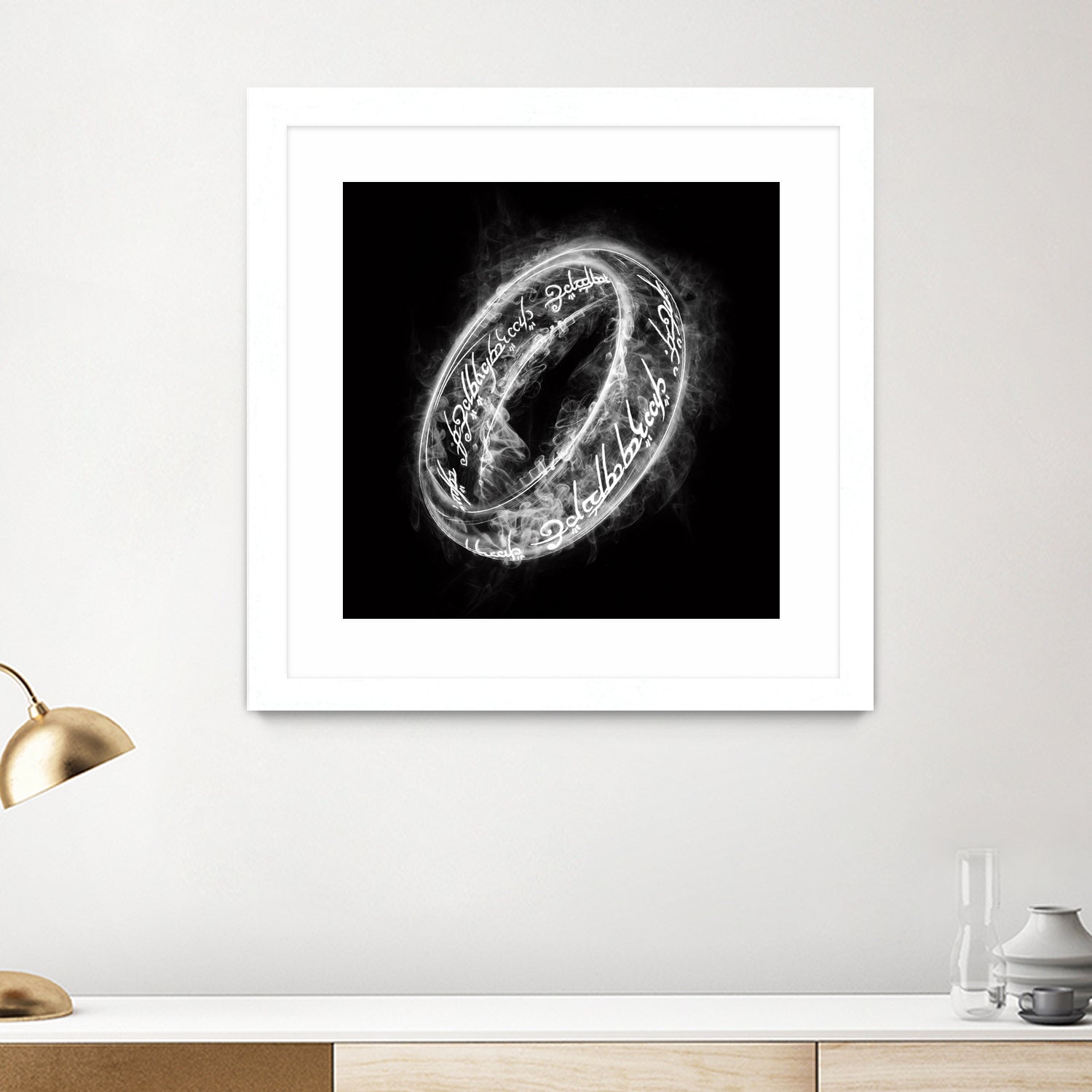 Smoky Ring by bruno clasca on GIANT ART - black digital drawing