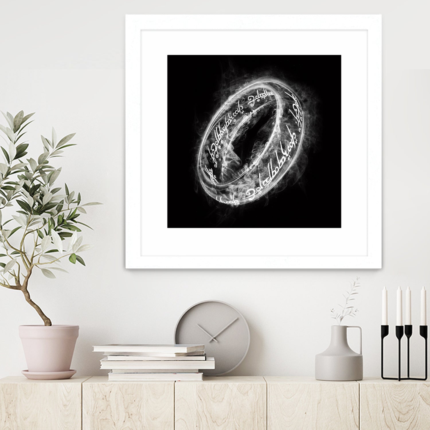 Smoky Ring by bruno clasca on GIANT ART - black digital drawing