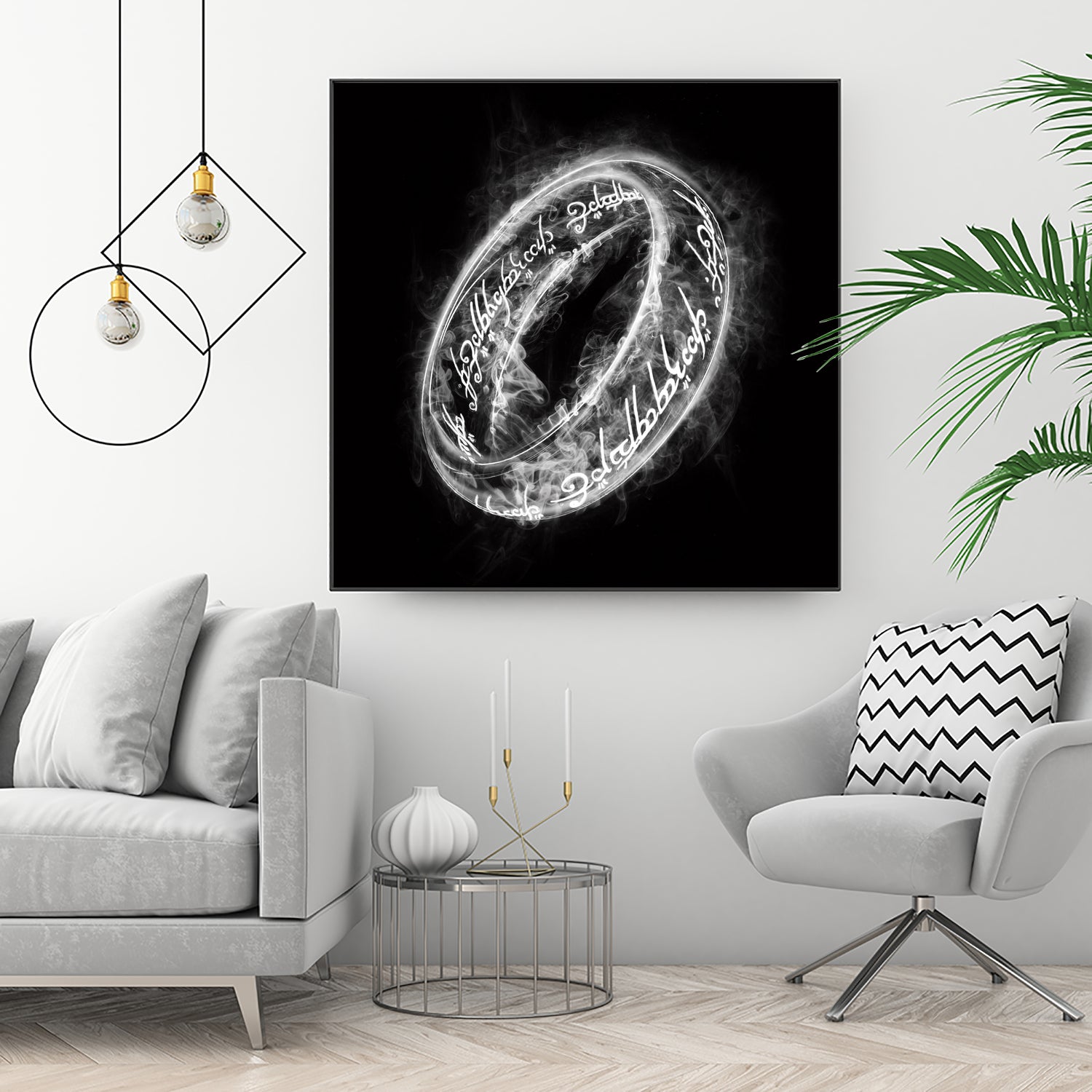 Smoky Ring by bruno clasca on GIANT ART - black digital drawing