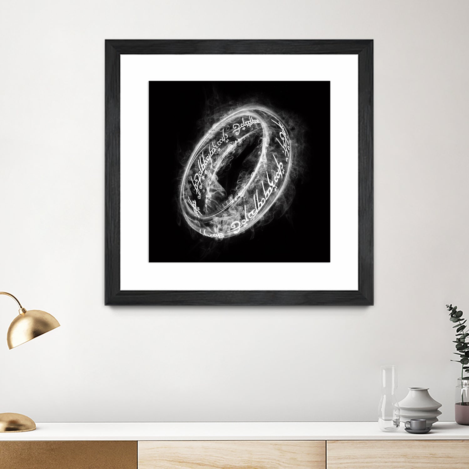 Smoky Ring by bruno clasca on GIANT ART - black digital drawing