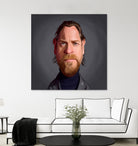 Ewan McGregor by Rob Snow on GIANT ART - gray digital painting