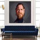 Ewan McGregor by Rob Snow on GIANT ART - gray digital painting