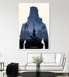 Dishonored by Ryan Ripley on GIANT ART - blue digital drawing