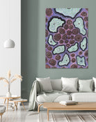 Cells by Victor Fitzsimons on GIANT ART - fuchsia mixed media