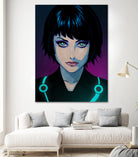 Quorra - Tron Legacy by Juan Hodgson on GIANT ART - fuchsia digital painting