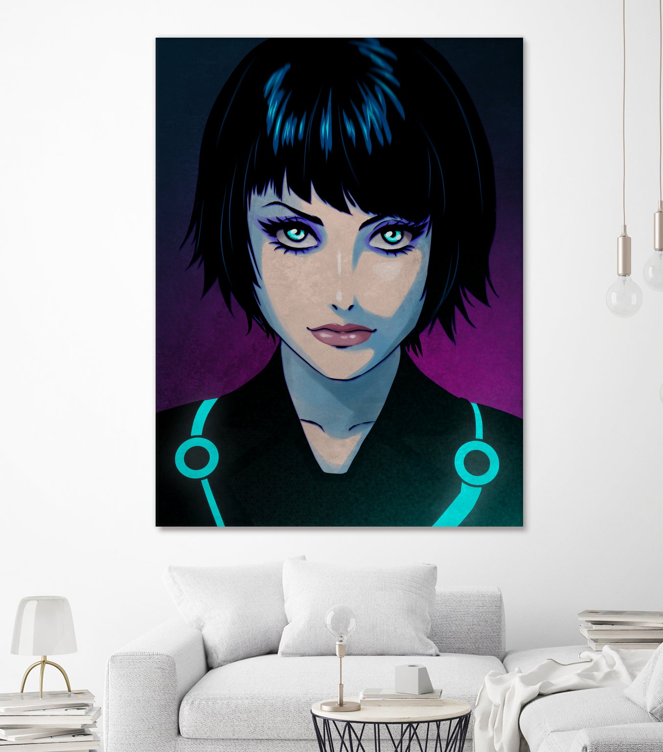 Quorra - Tron Legacy by Juan Hodgson on GIANT ART - fuchsia digital painting