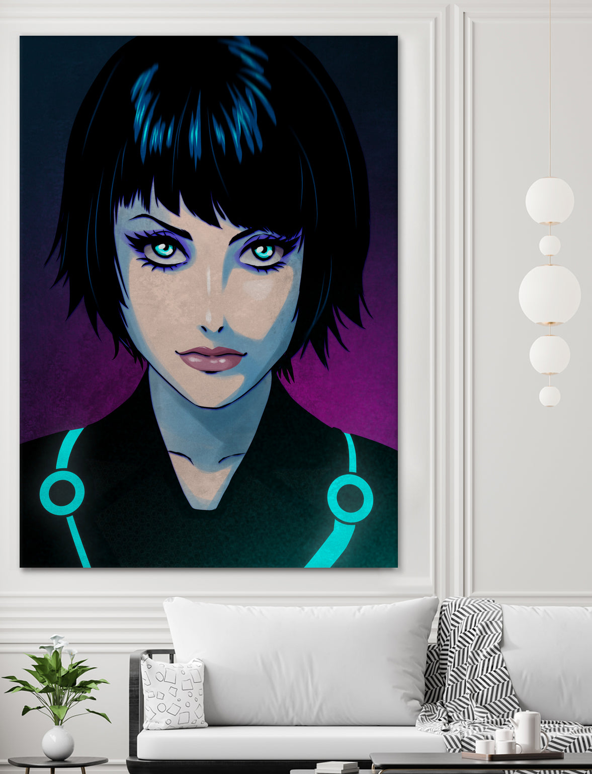 Quorra - Tron Legacy by Juan Hodgson on GIANT ART - fuchsia digital painting