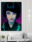 Quorra - Tron Legacy by Juan Hodgson on GIANT ART - fuchsia digital painting