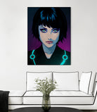 Quorra - Tron Legacy by Juan Hodgson on GIANT ART - fuchsia digital painting