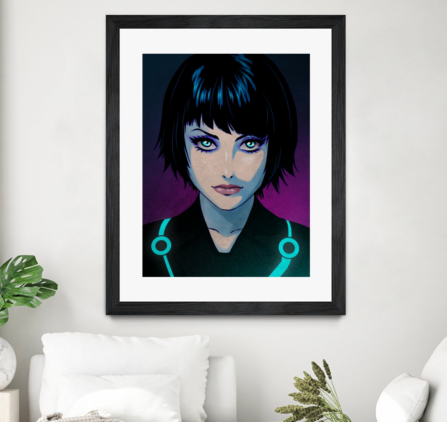 Quorra - Tron Legacy by Juan Hodgson on GIANT ART - fuchsia digital painting