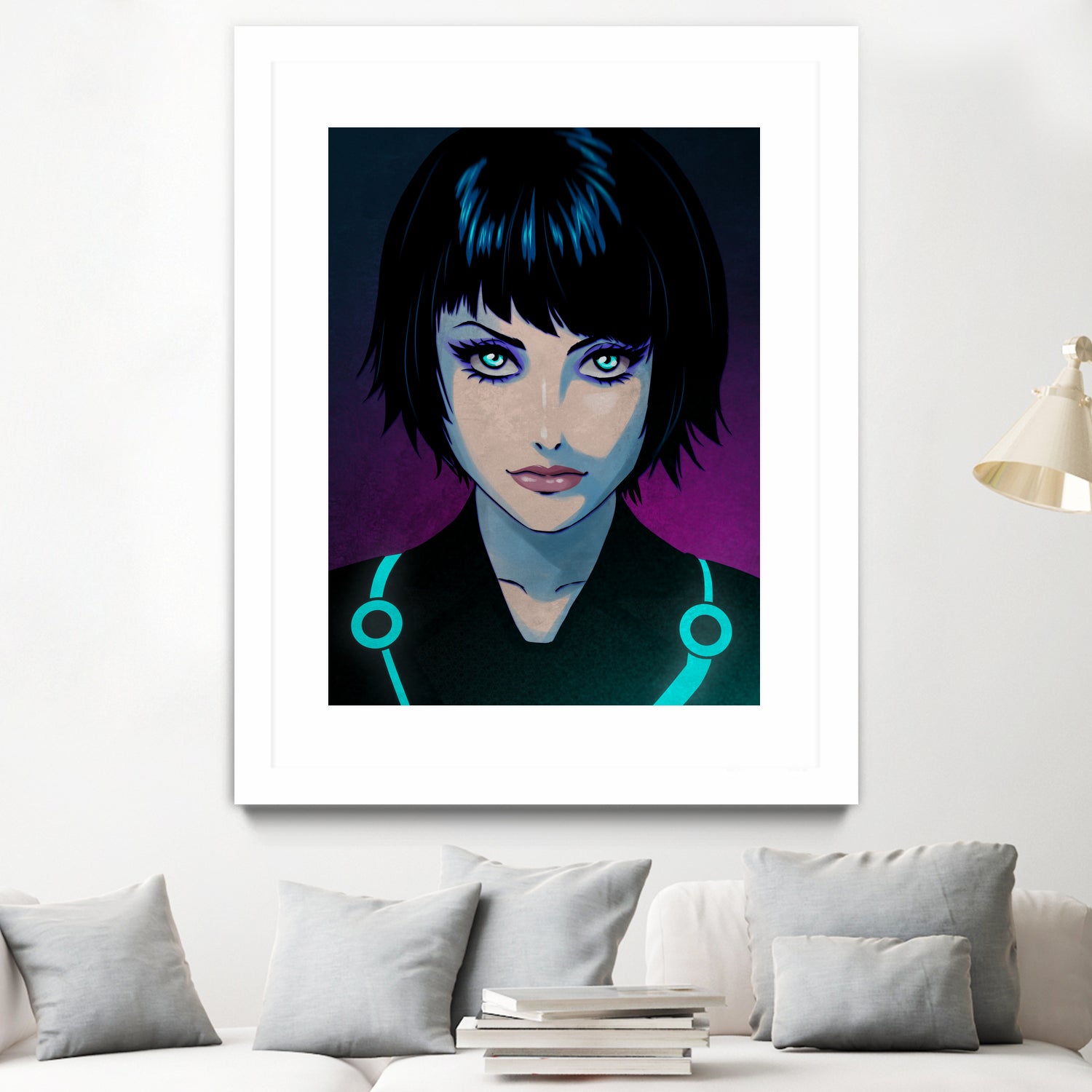 Quorra - Tron Legacy by Juan Hodgson on GIANT ART - fuchsia digital painting