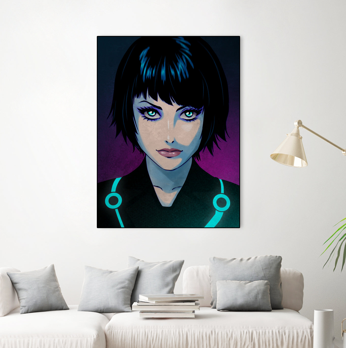 Quorra - Tron Legacy by Juan Hodgson on GIANT ART - fuchsia digital painting