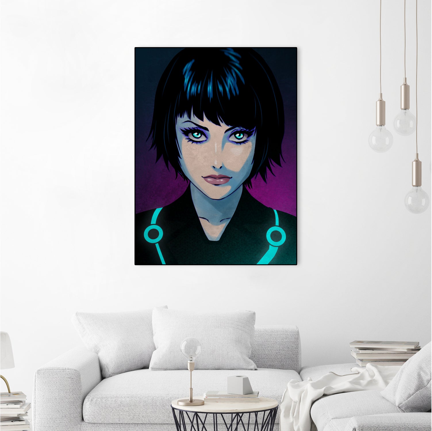 Quorra - Tron Legacy by Juan Hodgson on GIANT ART - fuchsia digital painting