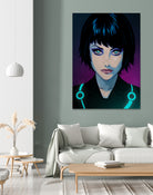 Quorra - Tron Legacy by Juan Hodgson on GIANT ART - fuchsia digital painting