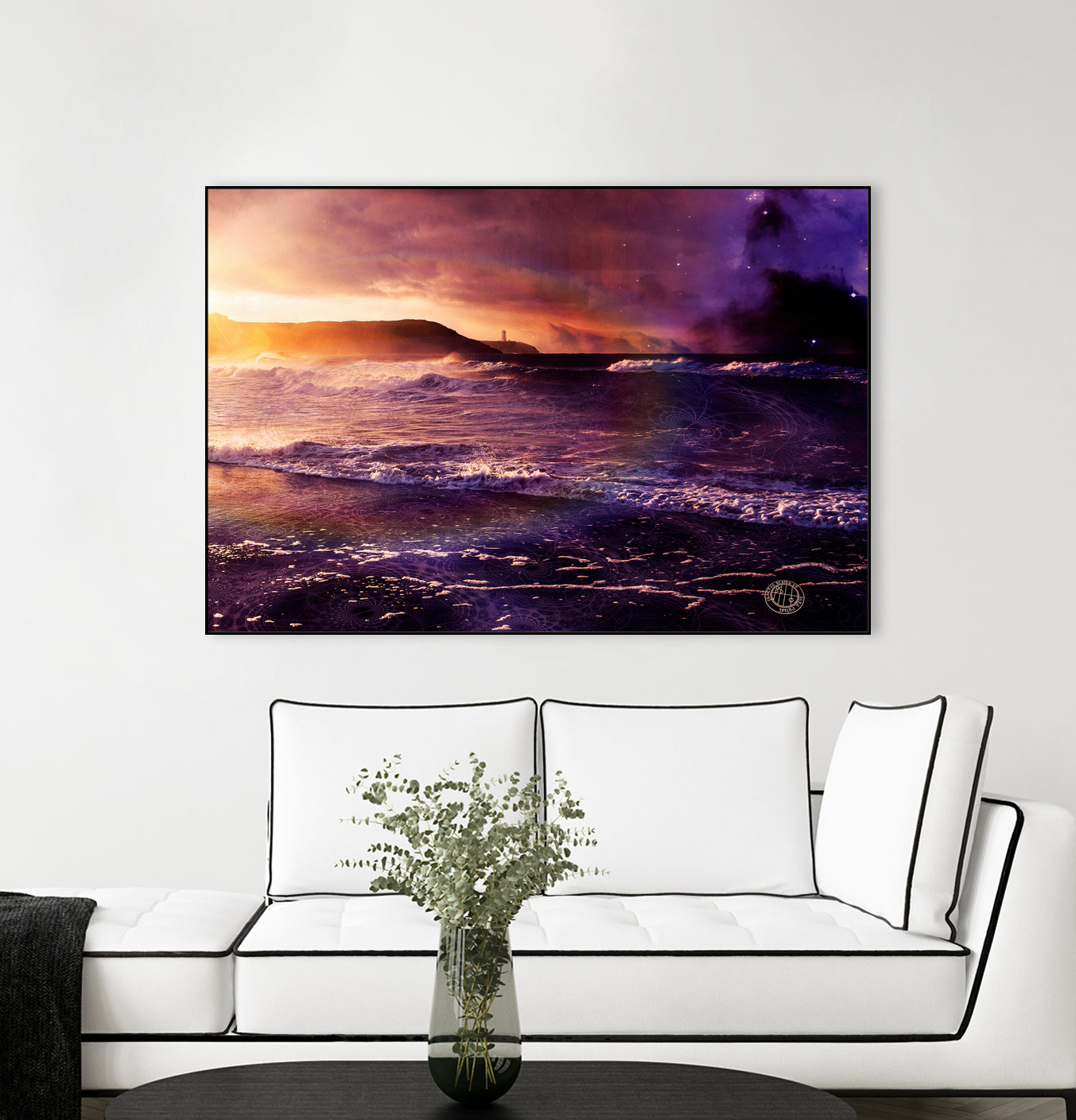 On the Horizon of the Infinite by Jaya Prime on GIANT ART - fuchsia digital painting