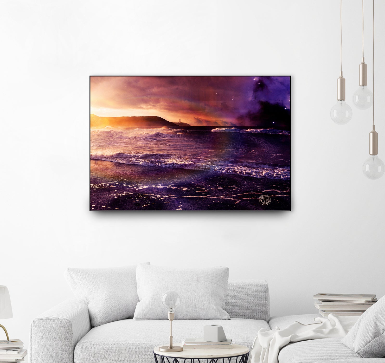 On the Horizon of the Infinite by Jaya Prime on GIANT ART - fuchsia digital painting