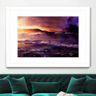 On the Horizon of the Infinite by Jaya Prime on GIANT ART - fuchsia digital painting