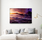 On the Horizon of the Infinite by Jaya Prime on GIANT ART - fuchsia digital painting