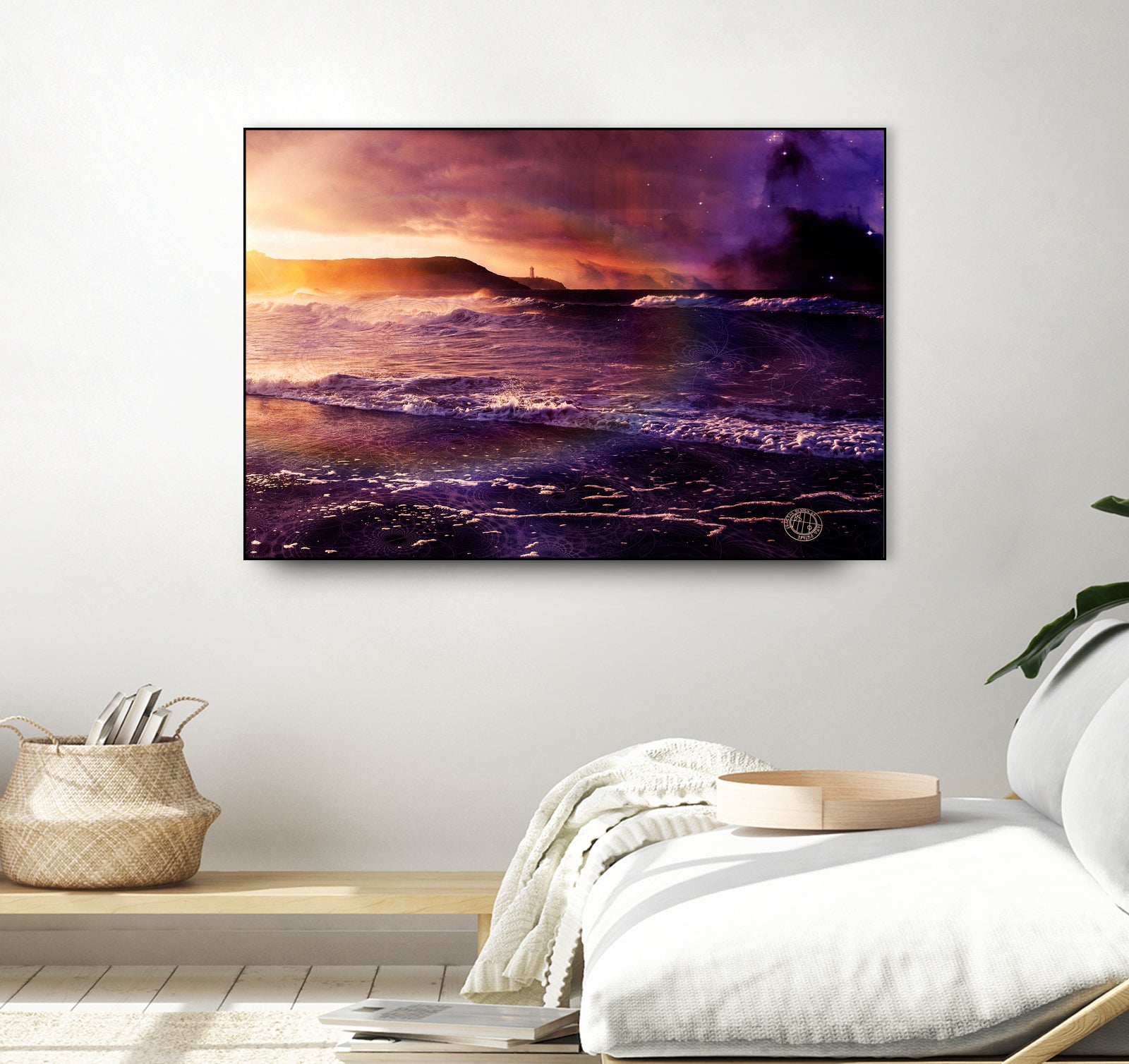 On the Horizon of the Infinite by Jaya Prime on GIANT ART - fuchsia digital painting