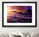 On the Horizon of the Infinite by Jaya Prime on GIANT ART - fuchsia digital painting