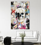 SKULL by Andrew Turner on GIANT ART - red mixed media