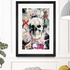 SKULL by Andrew Turner on GIANT ART - red mixed media