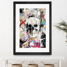 SKULL by Andrew Turner on GIANT ART - red mixed media