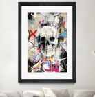 SKULL by Andrew Turner on GIANT ART - red mixed media