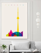 Shapes of Toronto by Yoni Alter on GIANT ART - yellow digital drawing