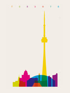 Shapes of Toronto by Yoni Alter on GIANT ART - yellow digital drawing