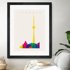 Shapes of Toronto by Yoni Alter on GIANT ART - yellow digital drawing