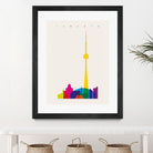 Shapes of Toronto by Yoni Alter on GIANT ART - yellow digital drawing