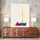 Shapes of Toronto by Yoni Alter on GIANT ART - yellow digital drawing