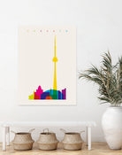 Shapes of Toronto by Yoni Alter on GIANT ART - yellow digital drawing