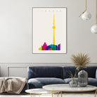 Shapes of Toronto by Yoni Alter on GIANT ART - yellow digital drawing