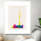 Shapes of Toronto by Yoni Alter on GIANT ART - yellow digital drawing