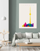 Shapes of Toronto by Yoni Alter on GIANT ART - yellow digital drawing