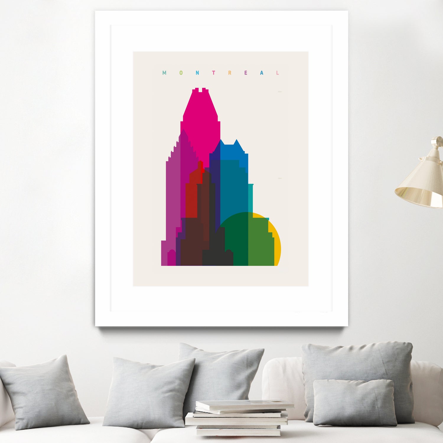 Shapes of Montreal by Yoni Alter on GIANT ART - photo illustration