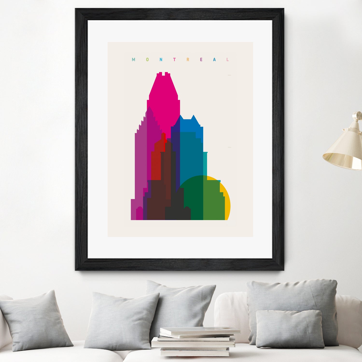 Shapes of Montreal by Yoni Alter on GIANT ART - photo illustration