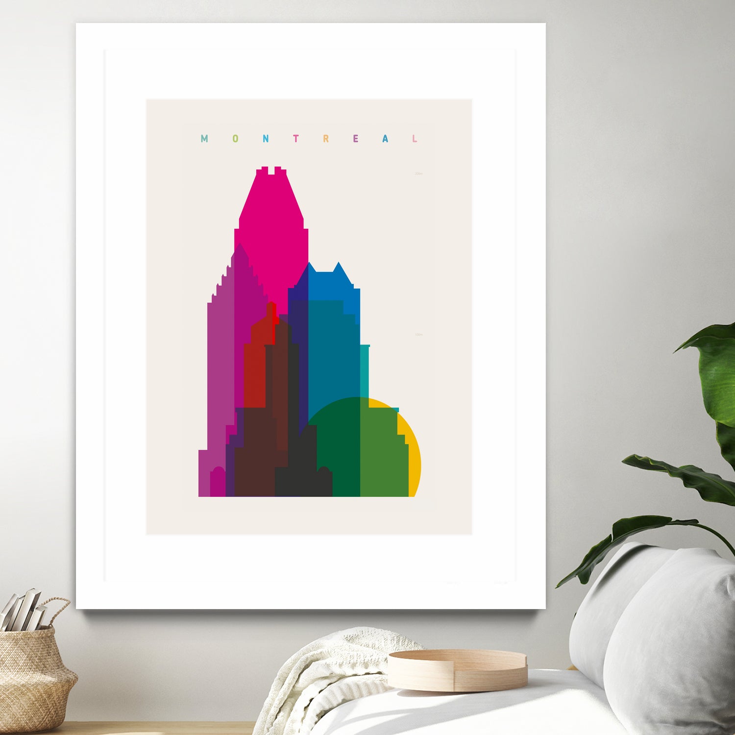 Shapes of Montreal by Yoni Alter on GIANT ART - photo illustration