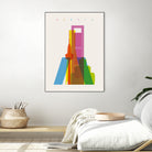 Shapes of Madrid by Yoni Alter on GIANT ART - photo illustration